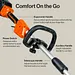 SuperHandy Electric Snow Thrower Pro, 17" Width, 48V 2Ah Battery - GUT158