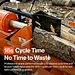 SuperHandy 37 Ton Gas Log Splitter, 389cc, 24" Max Log Length, Vertical/Horizontal - GUT200