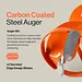 SuperHandy 48V Cordless Ice Auger with 8" Steel Bit - GUT187
