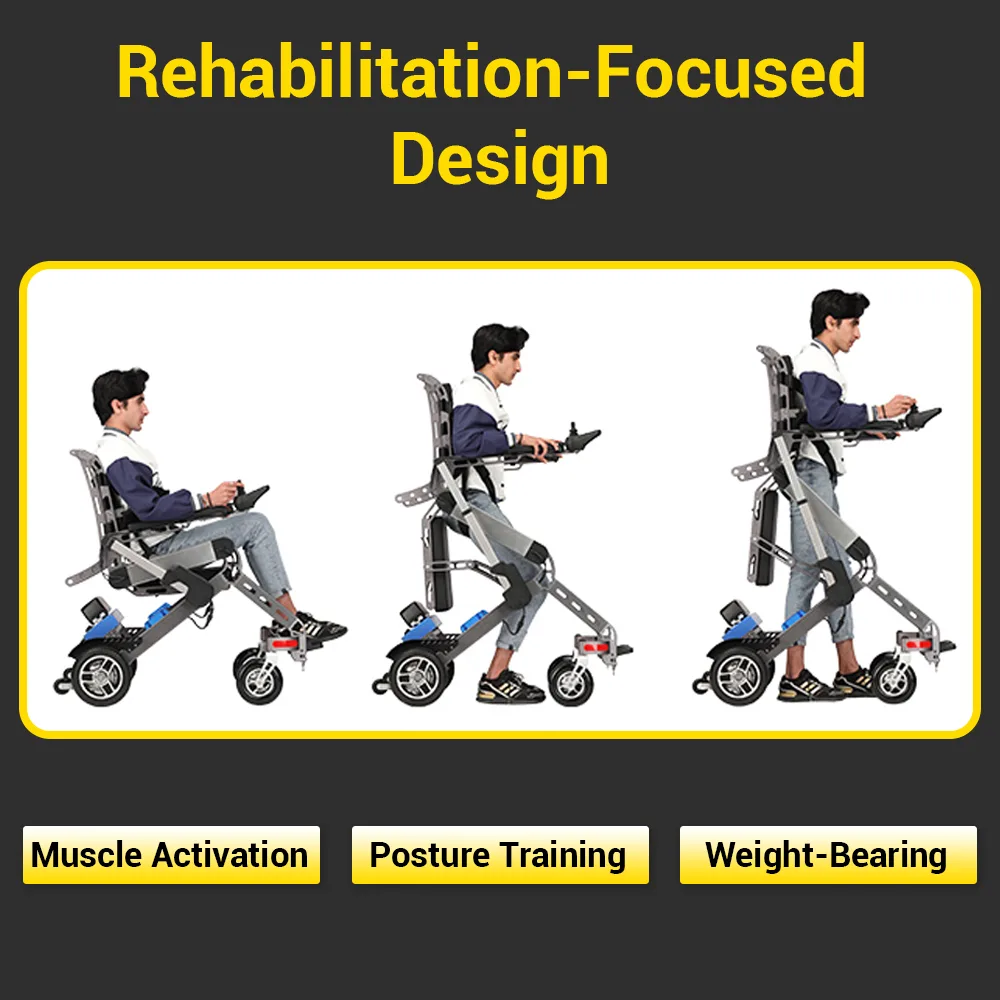 EASWE S10 standing electric wheelchair with assisted standing lift