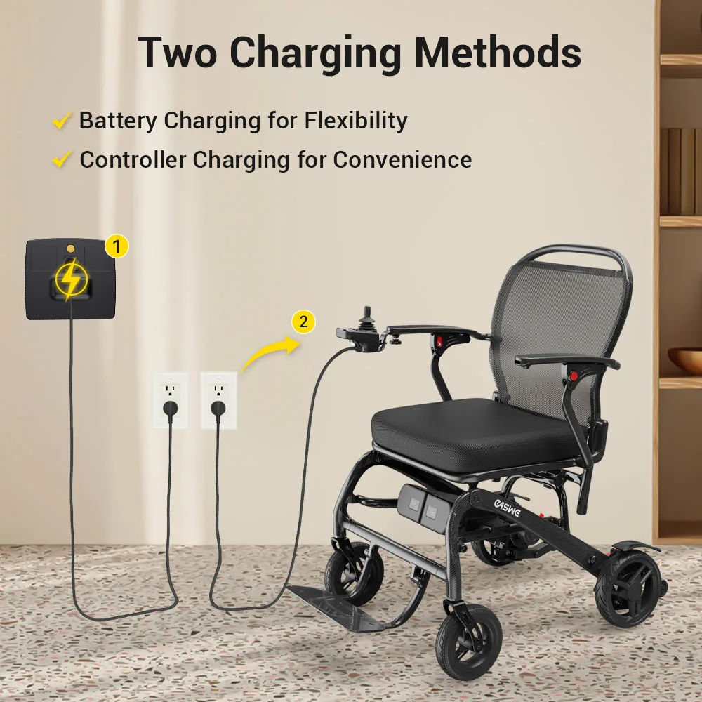 EASWE C20 long range carbon fiber electric wheelchair