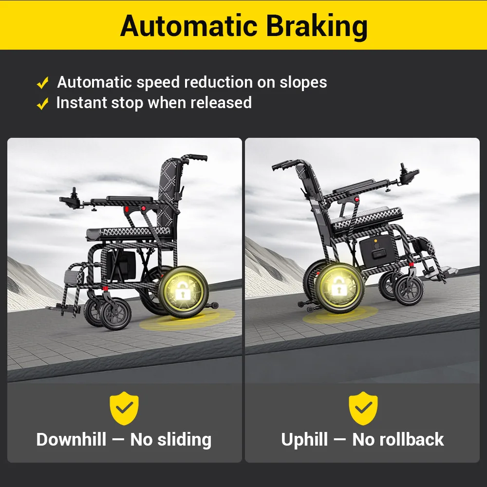 EASWE D10 compact folding electric wheelchair