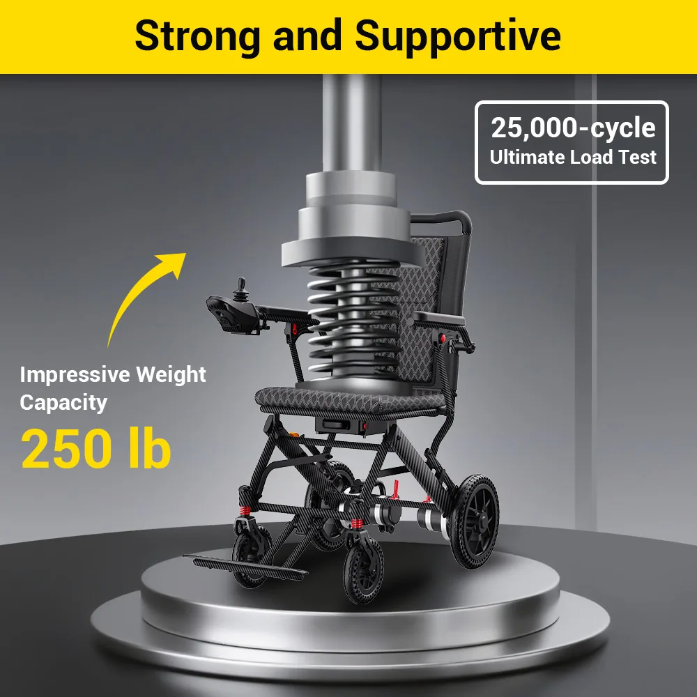 EASWE E10 electric wheelchair for seniors with joystick control