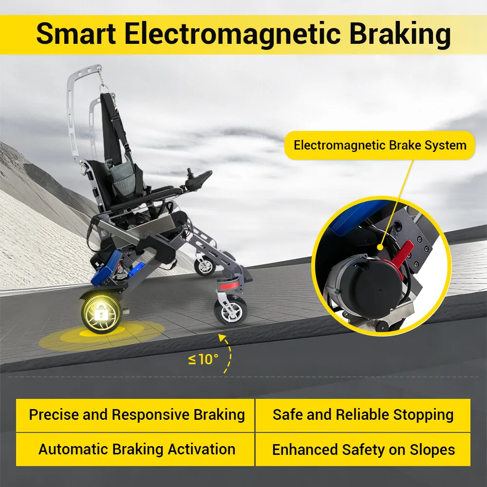 EASWE S10 standing electric wheelchair with assisted standing lift