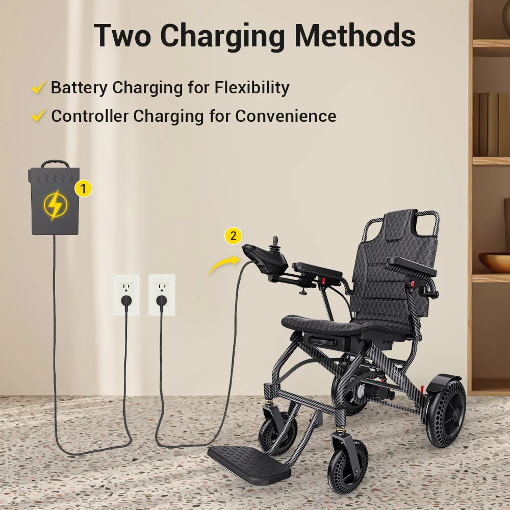 EASWE A10 lightweight folding electric wheelchair