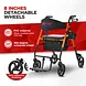 Metro Mobility M913P 2-in-1 Rollator