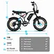 HappyRun Tank G60 Pro Moped-Style Off-Road Electric Bike (UL 2849 Certified)