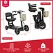 Bangeran 4-Wheel Collapsible Portable Electric Mobility Scooter – Black