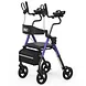 Vocic Z22 Upright Rollator Walker with Adjustable Armrests