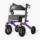 Vocic Z57 All-Terrain Outdoor Rollator with 12" Wheels