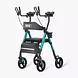 Vocic Z22 Upright Rollator Walker with Adjustable Armrests