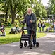 Vocic Z22 Upright Rollator Walker with Adjustable Armrests