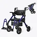 Vocic Z55 Versatile 2-in-1 Rollator Walker & Transport Chair