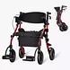 Vocic Z59 Heavy-Duty Bariatric 2-in-1 Rollator & Transport Chair