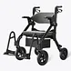 Vocic Z55 Versatile 2-in-1 Rollator Walker & Transport Chair