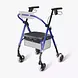 Vocic Z11 Standard Rollator Walker with Padded Seat