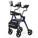Vocic Z22 Upright Rollator Walker with Adjustable Armrests