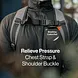 SuperHandy 17" Water-Resistant Tech Backpack with Laptop Compartment - GUT211