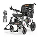 SuperHandy GoRide 2 Plus Lightweight Foldable Electric Wheelchair, 300 lb Capacity - GUT188