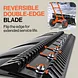 SuperHandy Wheeled Snow Shovel, 36" Snow Pusher with Adjustable Blade - GUT222