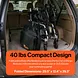 SuperHandy GoRide 2 Plus Lightweight Foldable Electric Wheelchair, 300 lb Capacity - GUT188