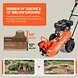 SuperHandy 15HP Gas Powered Stump Grinder, 420cc, 8 Carbide Teeth - GUO151