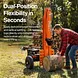 SuperHandy 27 Ton Gas Log Splitter, 223cc, 24" Max Log Length, Vertical/Horizontal - GUT199