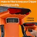 SuperHandy Electric Wood Chipper Lite, 120V Corded - GUT018