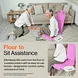 SuperHandy GoRise LT Portable Floor & Bath Lift, Pink Edition, 330 lb Capacity - GUT197