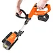 SuperHandy Electric Snow Thrower, 20V 4Ah Battery, 10" Clearing Width - GUT132