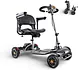 SuperHandy Passport Flex 4-Wheel Mobility Scooter, Quick-Disassembly Aluminum Frame - GUT204