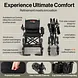 SuperHandy GoRide 2 Plus Lightweight Foldable Electric Wheelchair, 300 lb Capacity - GUT188
