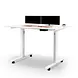 SuperHandy Electric Standing Desk, 48" x 30", Pristine White - GUT151
