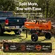 SuperHandy 27 Ton Gas Log Splitter, 223cc, 24" Max Log Length, Vertical/Horizontal - GUT199