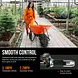 SuperHandy Electric Wheelbarrow, 24V 12Ah Battery, 330 lb Capacity - GUO087