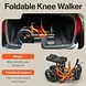 SuperHandy Knee Walker, Height Adjustable, 330 lb Capacity - GUT148
