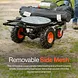 SuperHandy Electric Utility Wagon Pro, 48V 7Ah AGM Battery, 660 lb Capacity - GUO122