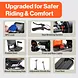 SuperHandy Explorer Prime 4-Wheel Foldable All-Terrain Mobility Scooter, Dual 48V Batteries - GUT193