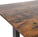 SuperHandy Electric Standing Desk, 48" x 30", Rustic Wood - GUT149
