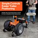 SuperHandy Electric Trailer Dolly, 24V 9Ah Battery, 5000 lb Towing Capacity - GUO158