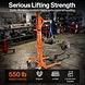 SuperHandy Portable Hydraulic Crane Lift, Tool-Free Disassembly - GUO147