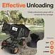 SuperHandy Towable Garden Cart with Quick Dump, 10" Tires - GUO109