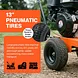 SuperHandy 15HP Gas Powered Stump Grinder, 420cc, 8 Carbide Teeth - GUO151