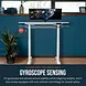 SuperHandy Electric Standing Desk, 48" x 30", Pristine White - GUT151