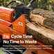 SuperHandy 27 Ton Gas Log Splitter, 223cc, 24" Max Log Length, Vertical/Horizontal - GUT199