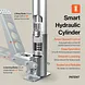 SuperHandy Hydraulic Material Lift Stacker, Portable Forklift, 550 lb Capacity - GUO146