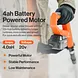 SuperHandy Electric Snow Thrower, 20V 4Ah Battery, 10" Clearing Width - GUT132