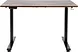 SuperHandy Electric Standing Desk, 48" x 30", Rustic Wood - GUT149