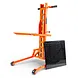 SuperHandy Hydraulic Material Lift Stacker, Portable Forklift, 550 lb Capacity - GUO146