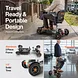 SuperHandy Passport Flex 4-Wheel Mobility Scooter, Quick-Disassembly Aluminum Frame - GUT204